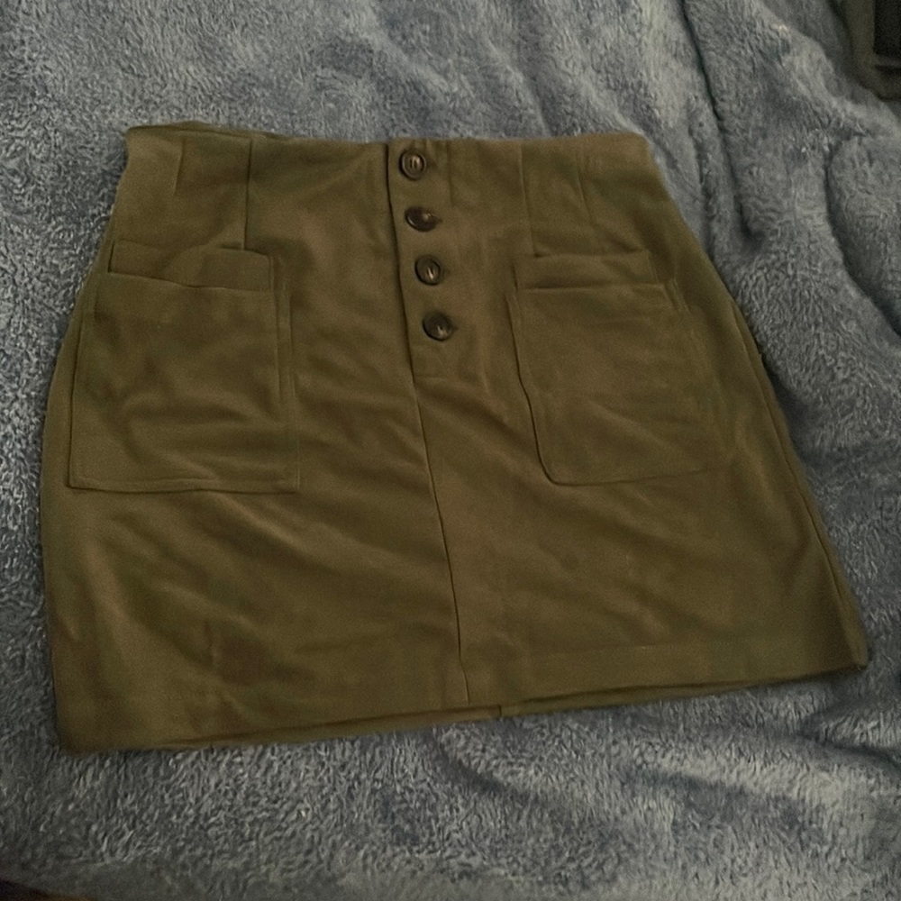 Large Army Green Skirt